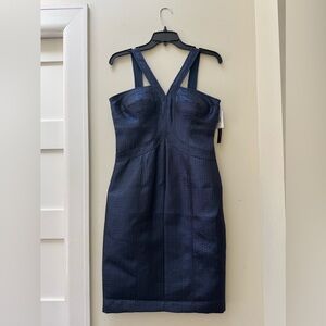 Elegant Navy Blue Dress